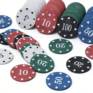 Juego de Fichas de Póker PS Impresas Personalizadas, Fichas de Juego de Grado Profesional para Torneos y Eventos de Texas Hold'em - Product Image 6