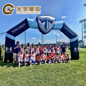 Nhà máy tùy chỉnh phong cách màu <span class=keywords><strong>Inflatable</strong></span> mục tiêu vòm thể thao đua thể thao tổ chức sự kiện trang trí <span class=keywords><strong>Inflatable</strong></span> cầu vồng vòm sự kiện - Product Image 2