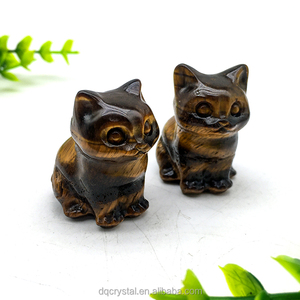 Statuette <span class=keywords><strong>di</strong></span> Gatti in <span class=keywords><strong>Cristallo</strong></span> Naturale <span class=keywords><strong>Occhio</strong></span> <span class=keywords><strong>di</strong></span> <span class=keywords><strong>Tigre</strong></span> all'Ingrosso, Artigianato in <span class=keywords><strong>Cristallo</strong></span>, Mini Gatti in Quarzo Rosa per Regalo - Product Image 5