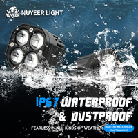 3 Inch LED Spot Beam Lights Blanc Ambre 4D Projecteur Led Light Pods 12W Wholesale Led Work Lights for Offroad Cars Truck Boat