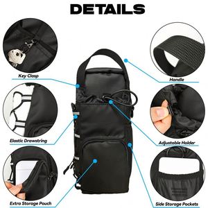 Bolsa de Gimnasio Magnética Personalizada Tomic, Bolsa Deportiva de Viaje Unisex, Bolsa Bandolera Magnética Pequeña con Porta Botella de Agua, Bolsa de Gimnasio Práctica - Product Image 5