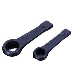 Single Head Striking Box Wrench 30 32 36 41 46 150mm Metric Hex Industrial Grade 45 Steel Electrophoresis Finish - Product Image 1