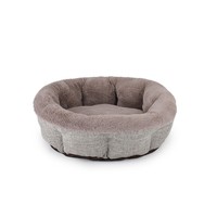 Klassisches Kunstfell-Hundebett Winter-Wärme- und Kühlmatte für Tiefschlaf Ganzjährig für Kleine und Mittelgroße Hunde