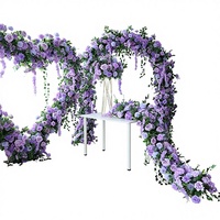 Décoration de toile de fond de mariage, arche de roses en soie, fond de cérémonie pour photomaton, accessoires de photographie pour événements et fêtes DIY, décor 2026
