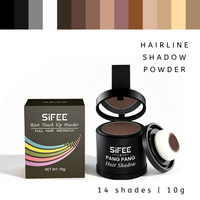 Poudre de camouflage capillaire imperméable 10g, 14 teintes, fini naturel, pour la ligne des cheveux et la couverture des racines Pang Pang