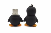 Memoria USB con Diseño de Pingüinos Adorables, Mini Pendrive de 2Gb, 4Gb, 8Gb, 16Gb, 64Gb
