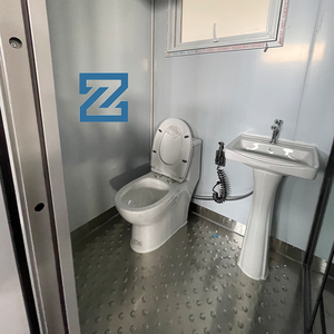 Unità Bagno Prefabbricata Portatile, Blocco Toilette e Doccia in Container Costruito Fuori Sede, Servizi Igienici per Esterni e Giardino - Product Image 4