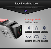 Mini WiFi voiture boîte noire Full HD 1080p 150 degrés Angle 4G lentille vision nocturne 24h moniteur de stationnement Dashcam boîte noire Source usine