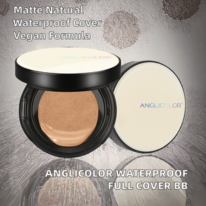 Anglicolor Crème BB CC Liquide Correctrice Waterproof Couvrance Totale Effet Mat Naturel Végane Certifiée CE – Meilleure Vente - Product Image 2