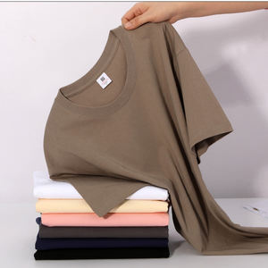 Camisetas Culturales Personalizadas de Algodón de 200g, Camisetas Publicitarias de Corte Regular para Mujer, Camisetas de Manga <span class=keywords><strong>Corta</strong></span> de Color Sólido para Hombre - Product Image 2