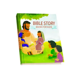 2023 جديد غلاف مقوى المياه doodle دراسة الاطفال قصة الكتاب المقدس للأطفال