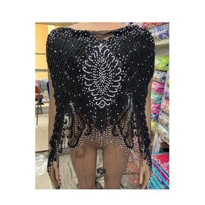 Recién llegado, Blusa de manga larga a la moda, trabajo de bordado de red pesada, estilo Bollywood para Sari de punto, disponible para exportación - Product Image 1