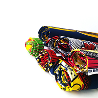 Tissu imprimé africain véritable en wax tissé double face 45/46 pouces, nouveau, pour vêtements et textiles de maison, 100% coton uni, 24 motifs pour filles et garçons