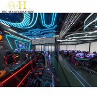 Desain Pusat Permainan E-sports, Desain Kafe E-sports, Desain Furnitur Bar E-sports, Desain Interior Internet Bar