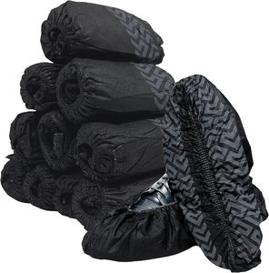 Couvre-chaussures jetables noirs jetables antidérapants Couvre-chaussures jetables non tissés Grands chaussons Couvre-chaussures - Product Image 2