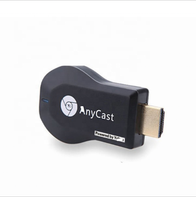 Wireless WiFi Display Adapter for AirPlay Mirroring-Anycast M9 Plus Dongle with Phone Push