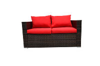Ensemble de 4 chaises de jardin pour l'intérieur et l'extérieur