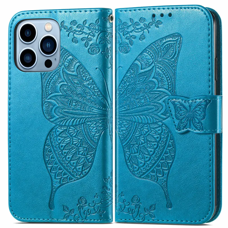 Leather Embossed Style Phone Case For iPhone 15 Pro Magnet Clip Wallet Slim Inside Pocket Phone Case For iPhone 15 Ultra
