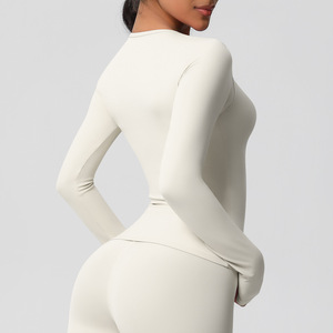 Conjunto de Yoga para Mujer, Color Sólido, Espalda Descubierta, Cuello Cuadrado, Cintura Alta, Transpirable, Sin Costuras, Elástico y Ligero, Pantalones para Gimnasio y Entrenamiento - Product Image 2