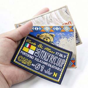 Factory Price Custom Embroidery <b>Patches</b> Sew on for Hat and Clothing Embroidered Badges <b>Patch</b> - Product Image 1