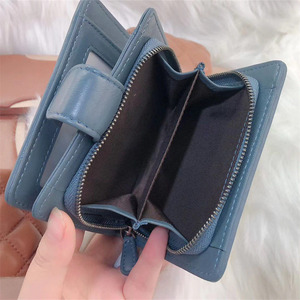 Zenos Women's Lambskin Woven Wallet, Bifold Short Card Holder, Genuine Leather Multi-Card Slots Coin <b>Purse</b>, Fashionable & Portab - Product Image 6