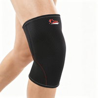 Genouillère de sport à compression en néoprène épais, respirante et imperméable, avec fermeture auto-agrippante, pour toutes les saisons, avec logo personnalisé, vente en gros