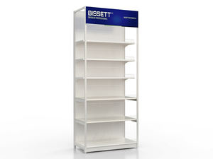 Estanterías de Supermercado con Código de Color Personalizable, Sistema de Estanterías Metálicas a la Medida de la Marca para Minoristas de <span class=keywords><strong>Franquicias</strong></span> - Product Image 6