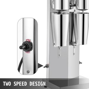 Mélangeur à milkshake à double tête en acier inoxydable, mixeur à smoothie, machine à cocktails - Product Image 4