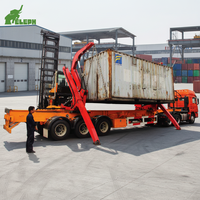 Camion à conteneurs Howo Sinotruck 20 pieds 8x4, camion à conteneurs à levage latéral, camion à conteneurs à chargement latéral