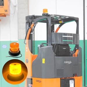 Nuova Luce di Segnalazione Industriale a Basso Profilo DC10/80V, Impermeabile IP65, Ambra/Rossa/Blu per Carrelli Elevatori e Veicoli - Product Image 5