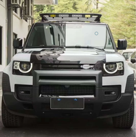 Nueva Barra de toro de plástico ABS negro adecuada para coches Defender piezas de carrocería todoterreno parachoques de repuesto más nuevo con pintura negra