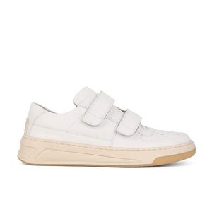 Zapatillas Casuales Blancas para Mujer con Cierre de Velcro, Suela Gruesa, Punta Redonda, Cuero Genuino, Aumentan la Estatura, Estilizan la Figura, Primavera-Otoño 2026 - Product Image 4