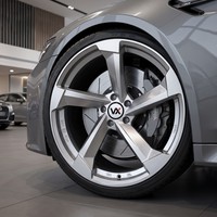 Jantes forgées VeroX 1 pièce 15-24 pouces noir brillant argent 5 branches en alliage pour BMW Mercedes Benz Audi Porsche Tesla Lexus