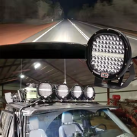 Phare de travail LED de 9 pouces 408W 6000K Spot Flood Combo Beam Off Road 4WD 4X4 Fog Driving Lamp pour Jeep Wrangler Pickup Truck