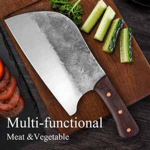 High Carbon Steel Full Tang Küchenmesser Serbischer Chef Cleaver für Fleisch und Gemüse Sharp Butcher Knife - Product Image 3