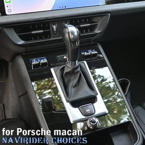 Panneau de commande de vitesses LHD RHD pour Porsche Macan 2018-2024, console centrale, accessoires décoratifs intérieurs, bouton électroplaqué - Product Image 2