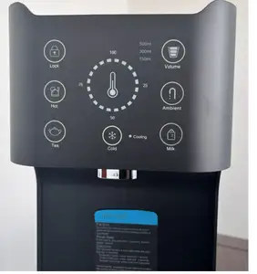 Dispensador de água quente e fria, casa cozinha instantânea cobertura pou máquina desktop refrigerador de água quente e fria