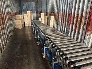 Naili <span class=keywords><strong>Conveyor</strong></span> zware hydraulische hellende transportband voor naadloze laad- en losoperaties van vrachtwagens en containers - Product Image 3