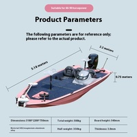 H518 Nouveau bateau d'assaut diesel à grande vitesse en alliage d'aluminium et de magnésium pour Yacht de pêche en mer