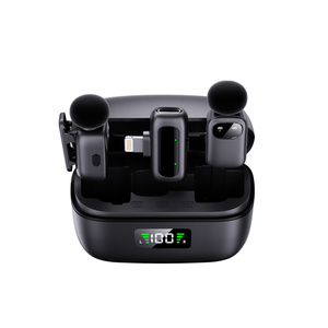 Micrófono <span class=keywords><strong>de</strong></span> Punta <span class=keywords><strong>de</strong></span> Dedo Inalámbrico Mini Lavalier con <span class=keywords><strong>Cambiador</strong></span> <span class=keywords><strong>de</strong></span> Voz IA para Transmisiones en Vivo, Compras, Vlogs, Grabación <span class=keywords><strong>de</strong></span> Entrevistas - Product Image 6