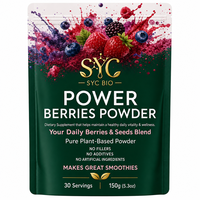 SYC BIO Power Berries & Seeds Blend Formule naturelle de soutien immunitaire 150g 30 portions Smoothies pour adultes