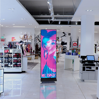 Écran d'affichage LED Yake Mirror P1.86 P2, affichage LED couleur pleine résolution pour intérieur, affichage publicitaire intelligent, panneau d'affichage numérique