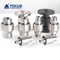 Raccords de tuyauterie haute pression, union rotative pivotante en acier inoxydable, joint pivotant hydraulique pour l'huile et l'eau, pour pipeline chimique