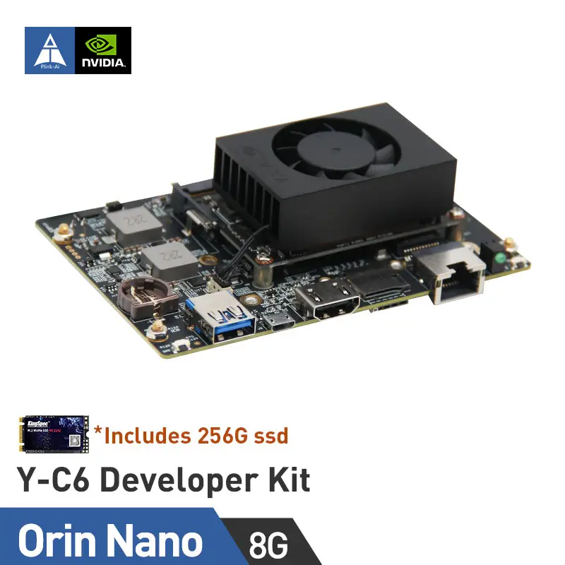 Jetson Orin nano 8G kit de desenvolvedor 256G SSD placa de desenvolvimento incorporada Y-C6-DEV-ONO8G
