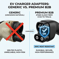 Nouvel adaptateur de charge haute vitesse CCS2 vers CCS1 250A, connecteur EV multi-protection, étanche IP54, 500V-1000V DC, Plug and Play