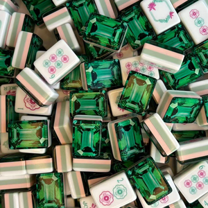 <span class=keywords><strong>Jeu</strong></span> de tuiles de mahjong américain personnalisé avec un design UV tendance, imprimé en typographie, <span class=keywords><strong>construction</strong></span> durable - Product Image 1