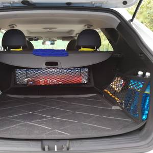 Red de almacenamiento vertical de tres capas tipo suspensión para maletero de coche, suministros de modificación, fijación con tornillos para extintor, lateral 35x25 - Product Image 3