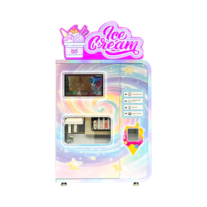Distributore Automatico di Gelato Completamente Automatico, 2 Gusti, <span class=keywords><strong>3</strong></span> Topping, <span class=keywords><strong>3</strong></span> Salse, Macchina Smart per Gelato Soft - Product Image 1