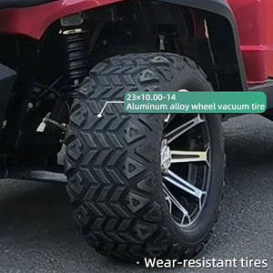 Carrito de Golf Eléctrico de 4 Ruedas y 4 Plazas con Certificación CE, Vehículo Utilitario para Adultos, Club Car ATV, Batería de Litio de 72V - Product Image 3