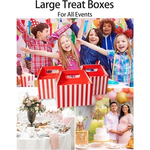 <b>Large</b> gift paper gift <b>box</b> bag with handle dessert packaging Christmas gift <b>box</b> can be customized according to needs - Product Image 5
